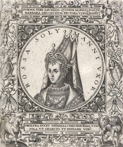 Sulttaani Roxelanan muotokuva tekijältä Venetian School