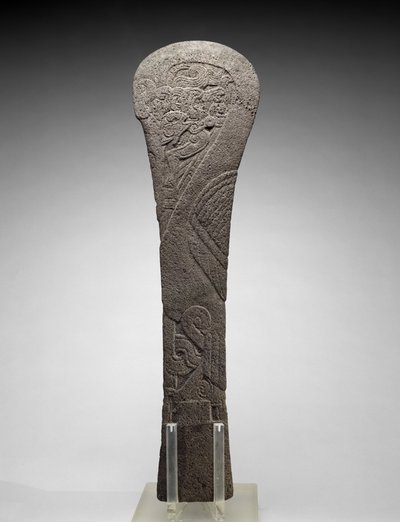 Palma ja vesilintu, 300-1200 jKr (basaltti) tekijältä Veracruz Veracruz