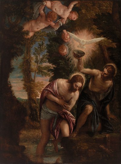 Kristuksen kaste tekijältä Veronese (Paolo Caliari)