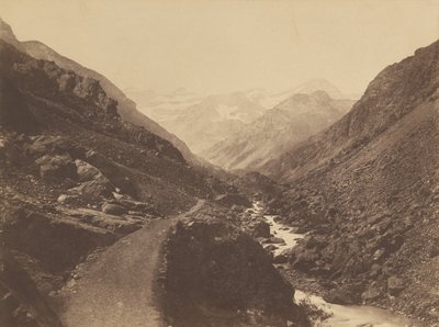 Kaaoksen laakso Gavarnien lähellä (Chaos near de gavarnie). tekijältä Vicomte Joseph de Vigier