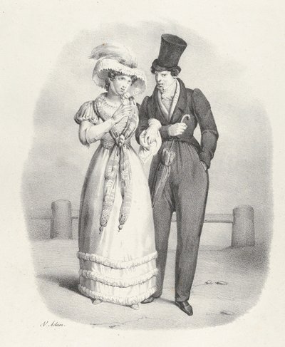 Kap. V: Hän on rehellinen nainen Hän on rehellinen nainen, 1824. tekijältä Victor Adam