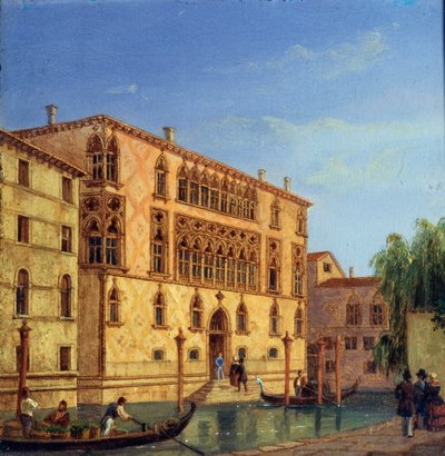 Palazzo Giovanelli, 1800-luku tekijältä Victor Adam
