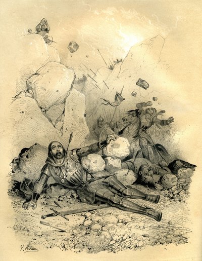 Roland, Bretagnen marssin kreivi, kuoli vaskien (baskien) osaston toimesta vuonna 778 Ronceveaux