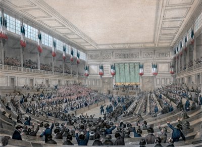 "Kansalliskokous on pysyvässä!", Pariisi, 15. toukokuuta 1848. tekijältä Victor Adam