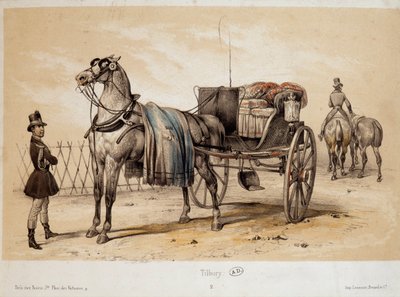 Tilbury - Adamin litografia, n. 1840 tekijältä Victor Adam
