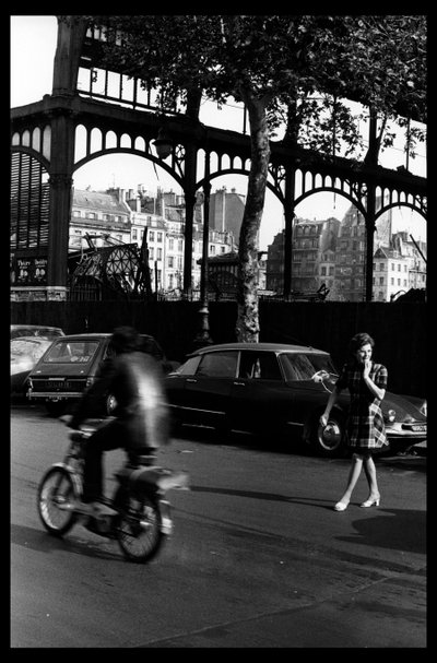 Pariisin keskustorin purku elokuussa 1971 (b/w kuva) tekijältä Victor Baltard