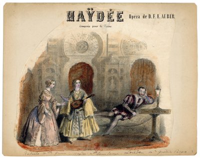 Auber - Haydée - Victor Coindren kuvitus, 1848. tekijältä Victor Coindre