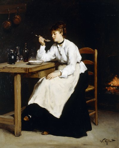 Nuotion äärellä, tekijältä Victor Gabriel Gilbert