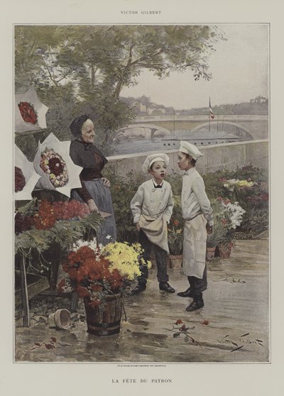 Patronin päivä tekijältä Victor Gabriel Gilbert