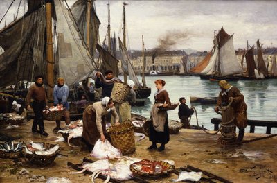 Saaliin purkaminen, 1881 tekijältä Victor Gabriel Gilbert