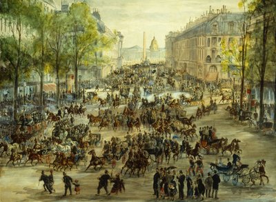 Vilkas bulevardi, 1877 tekijältä Victor Geruzez