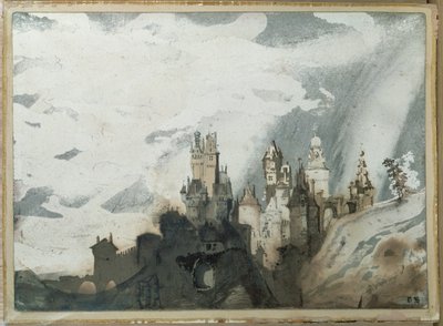 Le gay chateau (kynä ja pesu) tekijältä Victor Hugo