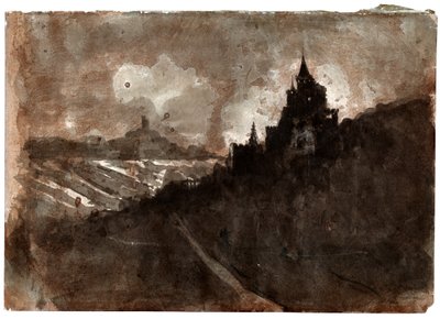 Reinin laakso, noin 1850 tekijältä Victor Hugo