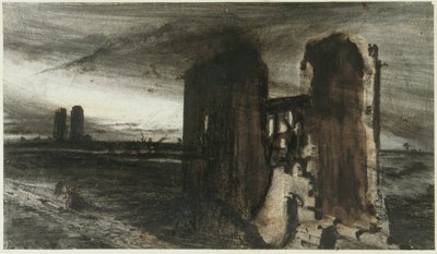 Rauniot maisemassa, 1870 tekijältä Victor Hugo