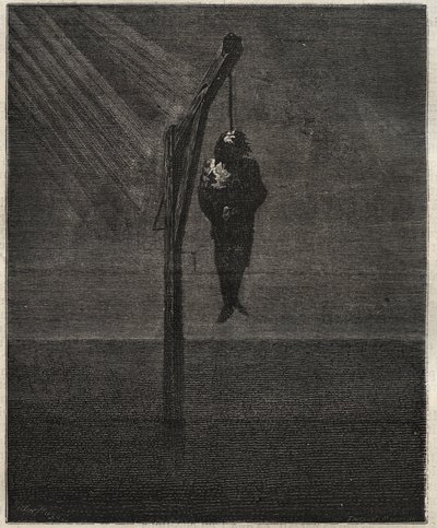 John Brownin hirttäminen - hirttäminen 2. joulukuuta tekijältä Victor Hugo