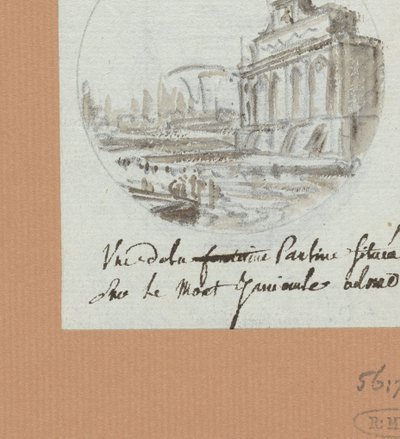 De Aqua Paolo, der Brunnen auf dem Janiculus tekijältä Victor Jean Nicolle
