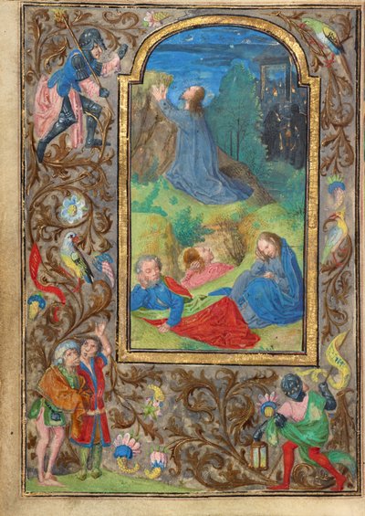 Agonia puutarhassa tekijältä Vienna Master of Mary of Burgundy