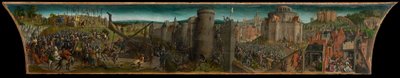 Tituksen Jerusalemin valloitus, noin 1469-1483 (öljy paneelille). tekijältä Vienna Master of Mary of Burgundy