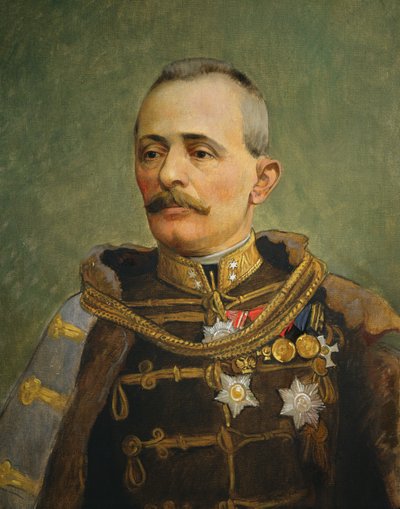 General Svetozar Boroevic von Bojna, c.1916 (óleo sobre tela)finlandês tekijältä Vienna Nedomansky Studio