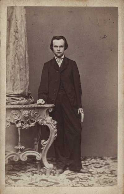 Säveltäjä Anton Rubinsteinin muotokuva 1829-1894. tekijältä Vienna . Photo studio Franz Schultz