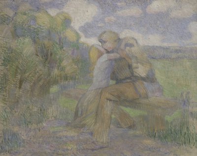 Suudelma, 1897 tekijältä Viktor Elpidiforovich Borisov Musatov