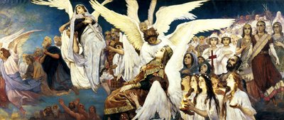 Ennen paratiisia, oikea osa, 1885-1896. tekijältä Viktor Mikhaylovich Vasnetsov