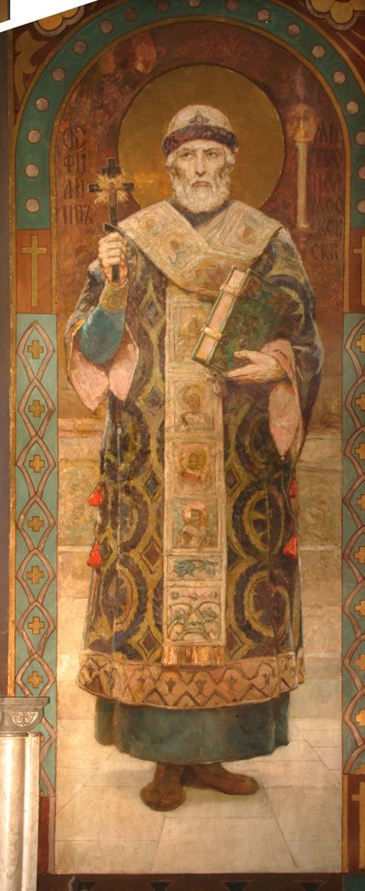 Pyhä Philip, Moskovan metropoliitti, 1885-1896 tekijältä Viktor Mikhaylovich Vasnetsov