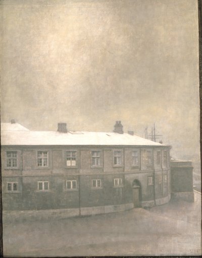 Christiansborgin palatsin siipi tekijältä Vilhelm Hammershøi