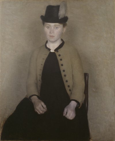 Ida Ilsted, myöhemmin taiteilijan vaimo tekijältä Vilhelm Hammershøi