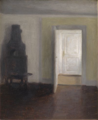 Sisustus. Vanha liesi tekijältä Vilhelm Hammershøi