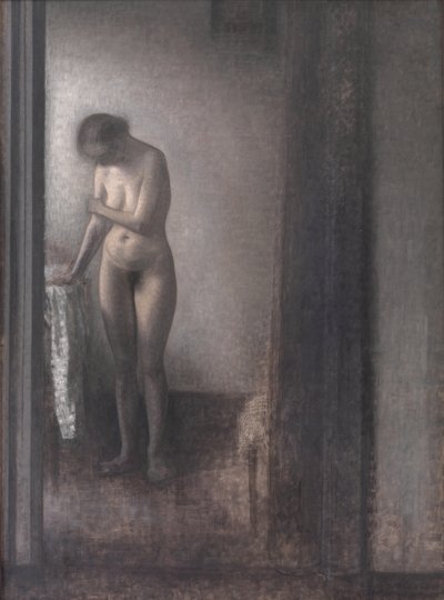 Pysyvä nainen alaston tekijältä Vilhelm Hammershøi