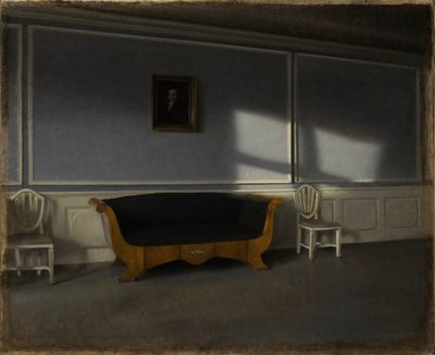 Auringonpaiste salonkiin III, 1905. tekijältä Vilhelm Hammershøi
