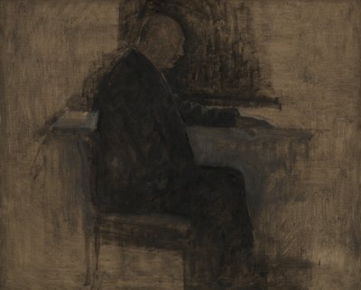 Arkkitehti Thorvald Bindesbøll tekijältä Vilhelm Hammershøi