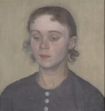Taiteilijan vaimo Ida Hammershøi, os. Ilsted tekijältä Vilhelm Hammershøi