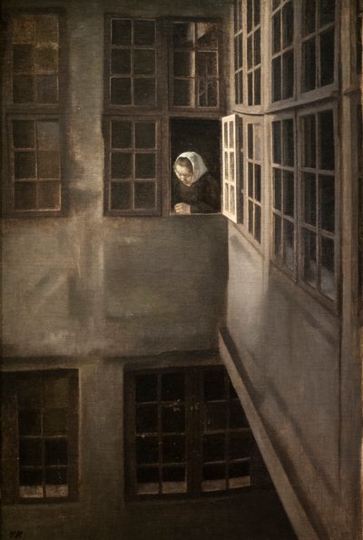 Tuomioistuin, Strandgade 30 tekijältä Vilhelm Hammershoi