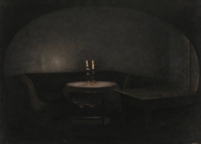 Sisätilat, keinovalot tekijältä Vilhelm Hammershoi