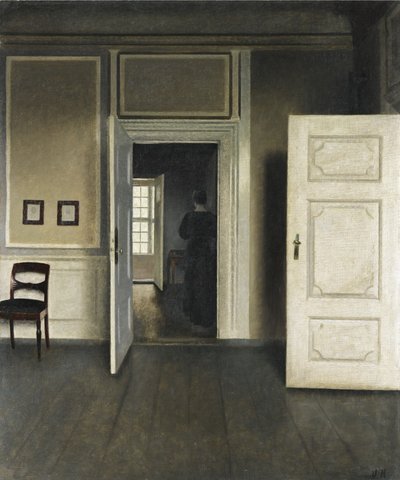 Sisustus. Strandgade 30 tekijältä Vilhelm Hammershoi