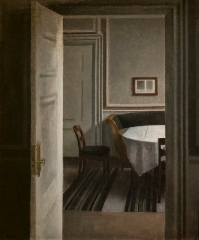 Sisustus, Strandgade 30 tekijältä Vilhelm Hammershoi