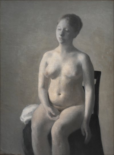 Alaston naismalli, 1889 tekijältä Vilhelm Hammershoi