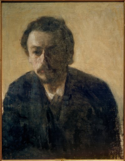 Omakuva V.Hammershöi, 1891 tekijältä Vilhelm Hammershoi