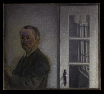 Omakuva Spurveskjulissa tekijältä Vilhelm Hammershøi