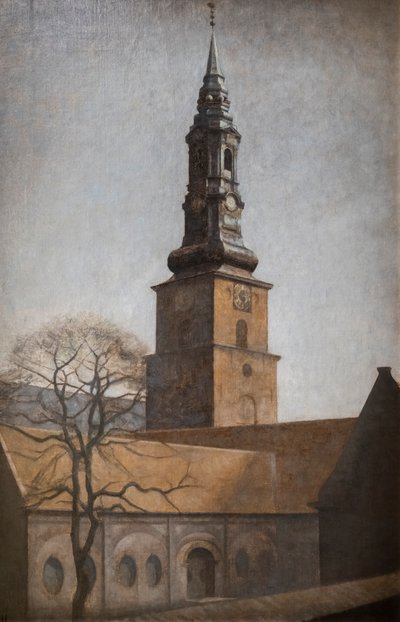 Pyhän Pietarin kirkko, Kööpenhamina tekijältä Vilhelm Hammershoi