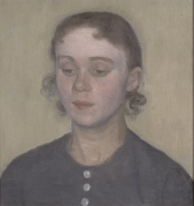 Taiteilijan vaimo Ida Hammershøi, os. Ilsted tekijältä Vilhelm Hammershøi