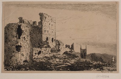Hammershus Bornholmissa tekijältä Vilhelm Kyhn