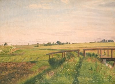 Peltomaisema sillalla tekijältä Vilhelm Kyhn