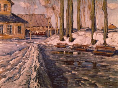 Tsaaripuutarhassa Keizardarzussa, 1914 tekijältä Vilhelms Purvitis