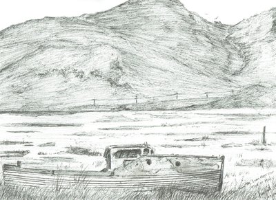 Vene kuivalla maalla, Isle of Mull, 2007 tekijältä Vincent Alexander Booth