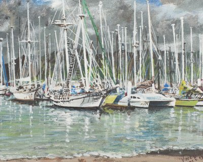 Coffs Harbour, Australia, 1998, (Akryyli kankaalle) tekijältä Vincent Alexander Booth