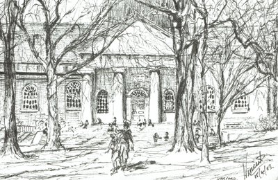 Harvard Boston USA, 2003, (muste paperille) tekijältä Vincent Alexander Booth