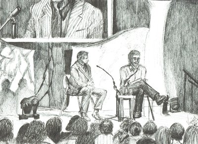 Johnny Walkerin haastattelu; 2007; (mustetta paperille) tekijältä Vincent Alexander Booth